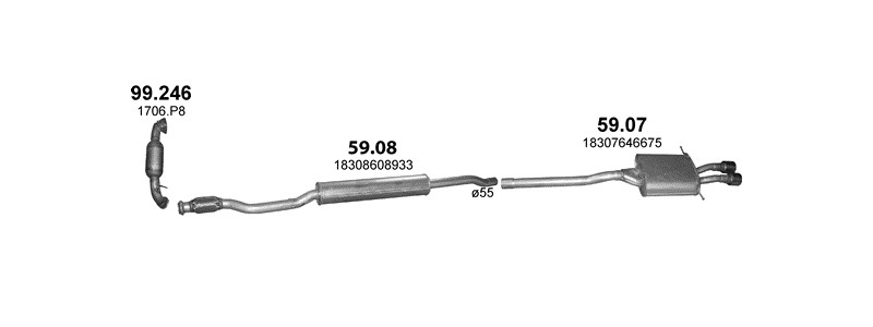 HATCHBACK / COUPE / CABRIO 3/2010–11/2013, 1598 ccm, 120–135–147 kW