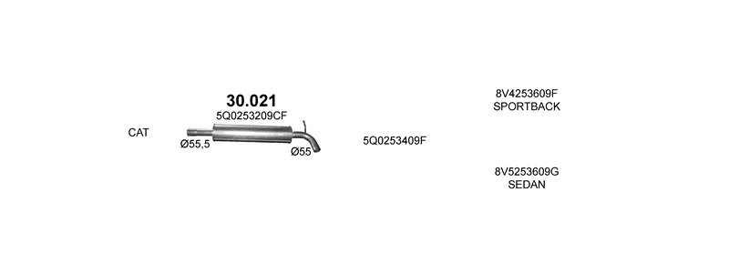 SEDAN / SPORTBACK 4/2012–10/2020, 1395 ccm, 103–110 kW
