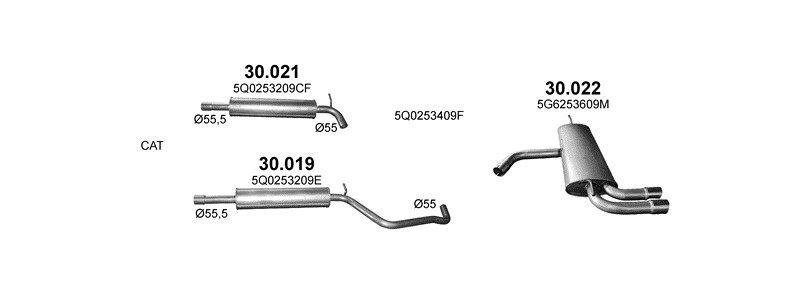 HATCHBACK / SPORTBACK 4/2012–8/2020, 1395 ccm, 103–110 kW