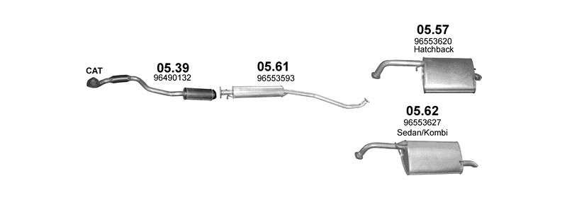HATCHBACK / SEDAN / KOMBI 1/2003–3/2013, 1799 ccm, 90 kW