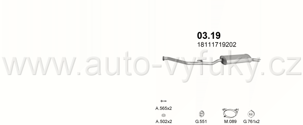 BMW 3 E30 1.8 KOMBI 0/1989-4/1995 1795ccm 85kW / 115HP 318 I