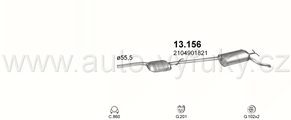 MERCEDES E220 - W210 2.2 D SEDAN 6/1995-6/1999 2155ccm 70kW / 95HP W210 E220