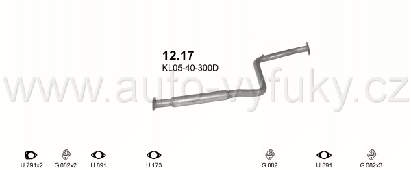 MAZDA 626 2.5 HATCHBACK 8/1991-6/1997 2497ccm 121kW / 165HP KAT 2.5i V6 24V