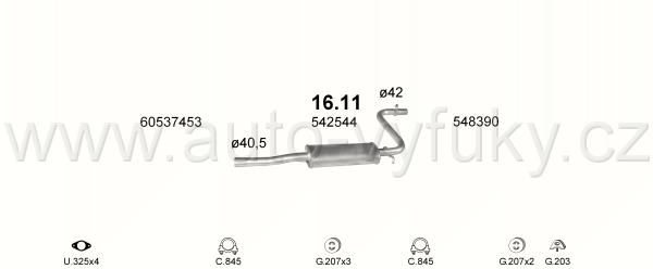 ALFA ROMEO 33 1.7 SEDAN 0/1987-0/1990 1712ccm 87kW / 118HP 1.7 i.e.