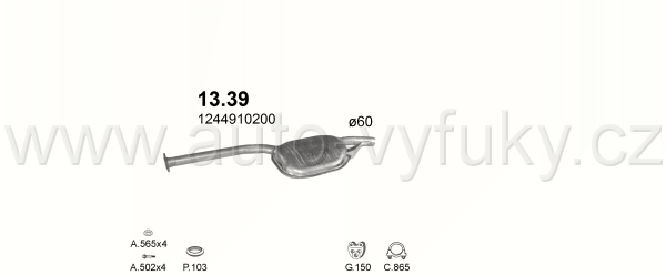 MERCEDES E250 - T124 2.5 TD KOMBI 7/1993-5/1996 2497ccm 93kW / 126HP KAT T124 E250