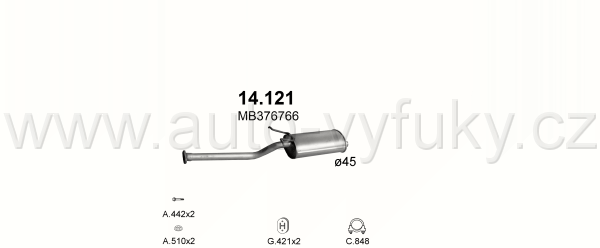 MITSUBISHI L300 2.5 D BUS 11/1986-5/1996 2477ccm 51kW / 70HP LWB