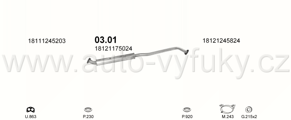 BMW 3 E21 1.8 SEDAN 6/1975-9/1978 1766ccm 72kW / 98HP 318i