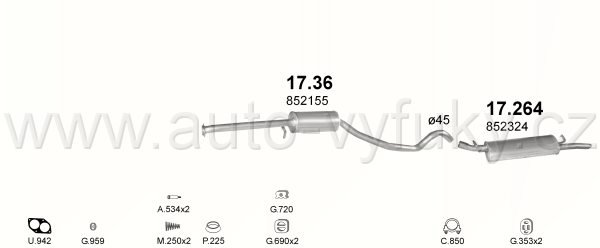OPEL VECTRA A 1.6 HATCHBACK 10/1988-0/1992 1796ccm 66kW / 90HP 1.6i AUT