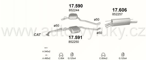 OPEL OMEGA B 2.2 SEDAN 6/1999-7/2003 2198ccm 106kW / 144HP KAT 2.2i 16V