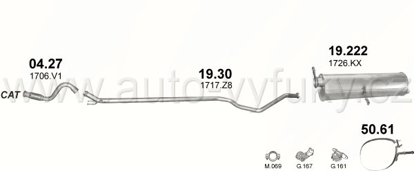 PEUGEOT 307 1.6 D KOMBI 0/2003-12/2008 1560ccm 66-81kW / 90-110HP KAT 1.6 HDi Turbo Diesel
