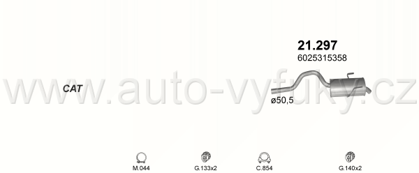 RENAULT ESPACE III 2.0 VAN 0/1998-0/2002 1998ccm 103kW / 140HP KAT 2.0i 16V SWB