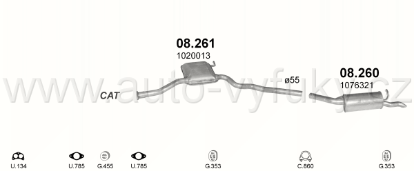 FORD SCORPIO 2.0 HATCHBACK, SEDAN 10/1990-2/1992 1998ccm 88kW / 120HP KAT 2.0i DOHC