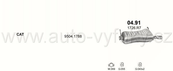 CITROEN ZX 1.8 HATCHBACK 9/1996-0/1998 1761ccm 82kW / 112HP KAT 1.8i 16V