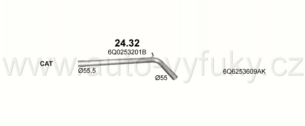 VOLKSWAGEN POLO 1.9 D HATCHBACK 11/2003-11/2009 1896ccm 96kW / 131HP KAT 1.9 TDi Turbo Diesel