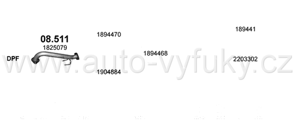FORD TRANSIT CONNECT / TOURNEO 1.6 D 10/2013-0/2015 1560ccm 55-70-85kW / 75-95-115HP KAT 1.6 TDCi