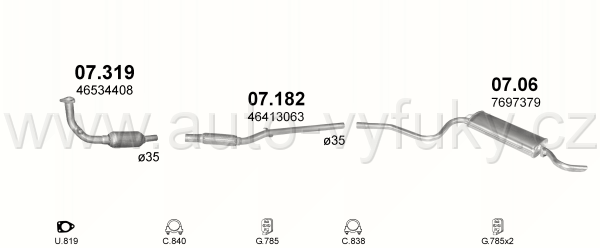 FIAT CINQUECENTO 0.9 VAN, HATCHBACK 6/1994-0/1998 899ccm 29kW / 39HP KAT 900 i.e.