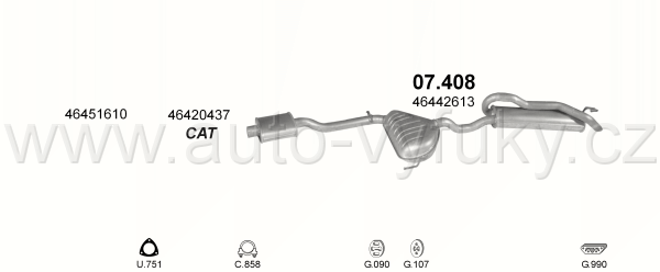 FIAT MAREA 1.8 SEDAN, KOMBI 10/1996-12/2001 1747ccm 83kW / 113HP KAT 1.8 16V ELX HLX