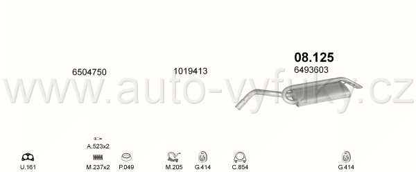 FORD ORION 1.6 SEDAN 8/1990-5/1992 1597ccm 66kW / 90HP 1.6i EFI