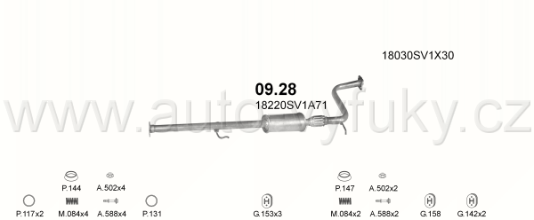 HONDA ACCORD 2.2 COUPE 0/1994-0/1998 2156ccm 110kW / 150HP KAT 2.2i 16V