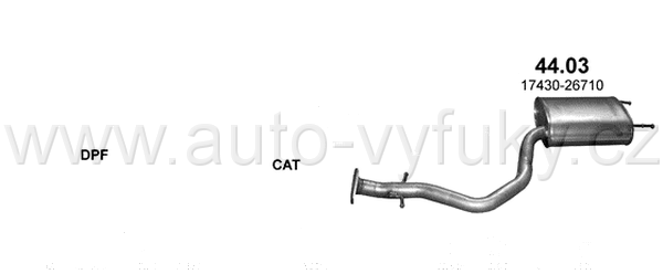 LEXUS IS 220d 2.2 D 11/2005-0/2011 2231ccm 131kW / 177HP KAT 2.2 D4-D