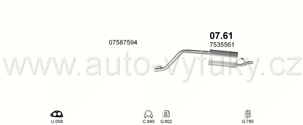 LANCIA Y10 1.0 HATCHBACK 9/1985-0/1992 999ccm 33kW / 45HP FIRE