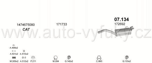 LANCIA Z 2.0 VAN 10/1994-0/2002 1998ccm 108kW / 147HP KAT TURBO