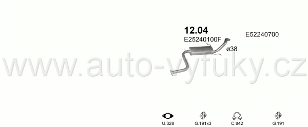 MAZDA 323 1.7 D HATCHBACK 0/1986-6/1989 1720ccm 42kW / 57HP 1.7 D BF