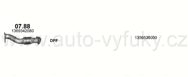 FIAT DUCATO IV 2.3 D 1/2007-6/2011 2287ccm 88-96--109kW / 120-131-148HP KAT 2.3 JTD Multijet