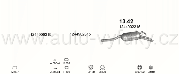 MERCEDES E320 - W124 3.2 SEDAN 10/1992-5/1995 3199ccm 162kW / 220HP KAT W124 E320