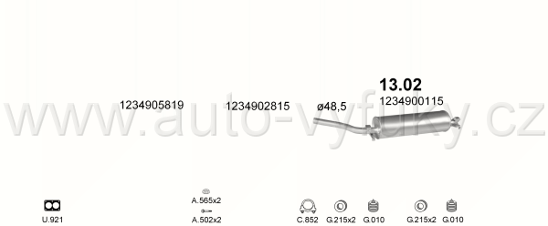 MERCEDES 200 - W123 2.0 SEDAN 1/1976-0/1980 1988ccm 69kW / 94HP W123 200