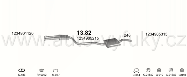 MERCEDES 230 - W123 2.3 SEDAN 7/1980-0/1985 2299ccm 100kW / 136HP W123 230