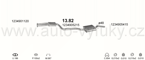 MERCEDES 230 - T123 2.3 KOMBI 0/1980-0/1985 2307ccm 100kW / 136HP T123 230