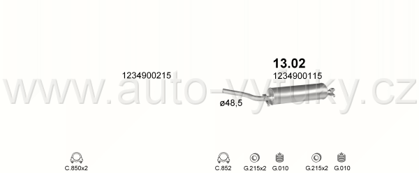 MERCEDES 250 - W123 2.5 SEDAN 1/1976-8/1979 2525ccm 95kW / 129HP W123 250