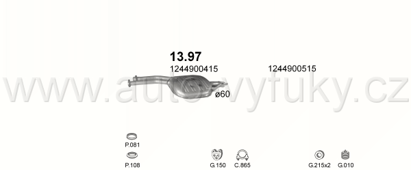 MERCEDES 260E - W124 2.6 SEDAN 0/1985-10/1992 2599ccm 118kW / 160HP KAT W124 260E