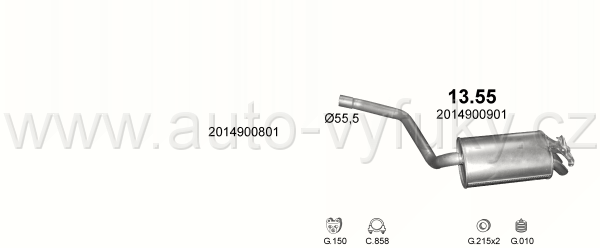 MERCEDES 190 - W201 2.6 0/1987-7/1993 2599ccm 118kW / 160HP KAT W201 190 2.6E