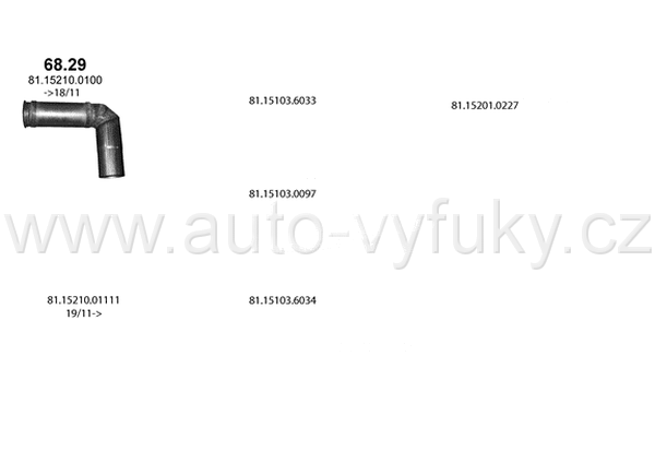 MAN TGS 10.5 8/2007-0/0 10518ccm 235-265-294-324kW / 320-360-400-440HP KAT 8x2 / 8X4 / 8X6 / 8X8