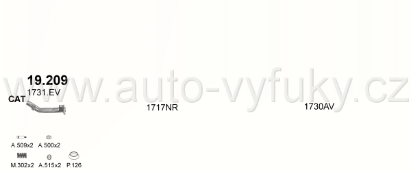 PEUGEOT 207 1.4 HATCHBACK, KOMBI 4/2008-0/0 1360ccm 55kW / 75HP KAT 1.4i