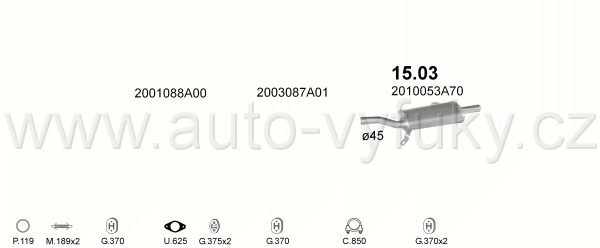 NISSAN SUNNY 1.6 HATCHBACK 0/1989-4/1991 1597ccm 69kW / 94HP 1.6 12V N13