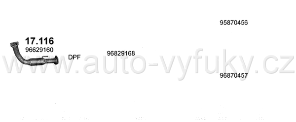CHEVROLET CAPTIVA 2.0 D 6/2006-2/2011 1991ccm 93-110kW / 126-150HP KAT 2.0 TD