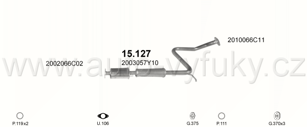 NISSAN SUNNY 2.0 D HATCHBACK 6/1992-10/1995 1974ccm 55kW / 75HP N14