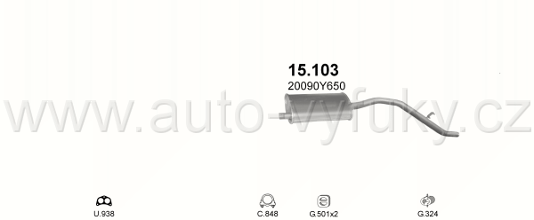 NISSAN VANETTE 2.0 D BUS 6/1987-2/1993 1952ccm 49kW / 66HP LD20