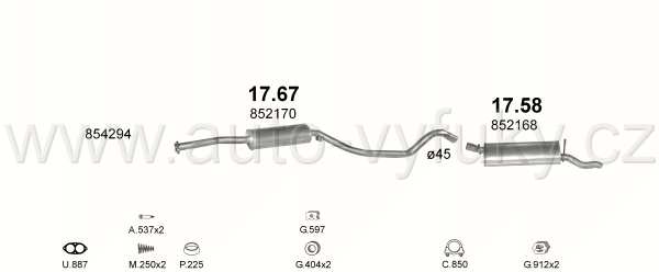 OPEL ASCONA C 1.6 D HATCHBACK 0/1981-8/1988 1598ccm 39kW / 54HP AUT.