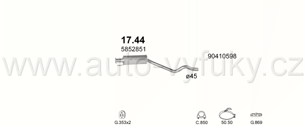 OPEL ASTRA F 1.6 HATCHBACK 0/1992-2/1998 1598ccm 55kW / 75HP KAT 1.6i GT AUT