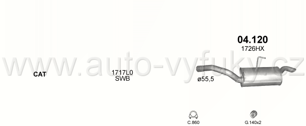 CITROEN JUMPY 2.0 3/2000-0/0 1997ccm 102kW / 138HP KAT 2.0i 16V