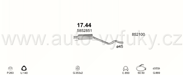 OPEL ASTRA F 1.6 SEDAN 1/1996-0/1997 1598ccm 55kW / 75HP KAT 1.6i GT AUT