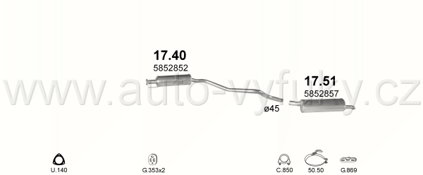 OPEL ASTRA F 1.6 KOMBI, VAN 0/1992-1/1996 1598ccm 55kW / 75HP KAT AUT