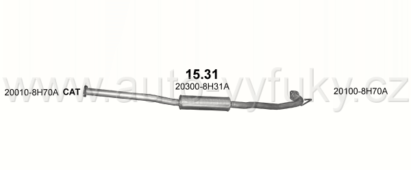 NISSAN X-TRAIL 2.5 6/2001-0/2007 2488ccm 121kW / 165HP KAT 2.5i 16V