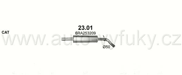 SKODA RAPID 1.2 SPACEBACK 7/2012-0/0 1197ccm 63-77kW / 86-105HP KAT 1.2 TSi