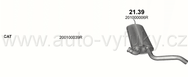 RENAULT LAGUNA III 2.0 SEDAN, KOMBI 10/2007-0/0 1997ccm 103kW / 140HP KAT 2.0 16V