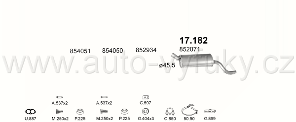 OPEL KADETT E COMBO 1.7 D VAN 0/1992-2/1994 1699ccm 42kW / 57HP 1.7D MAN COMBO